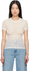 Frame Off-white Crewneck T-shirt In Off White