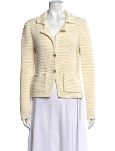 Pre-owned Frame Open Front Sweater In Neutrals