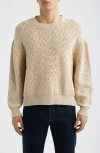 Frame Open Stitch Cotton Sweater In Multi