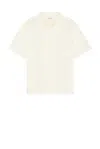 Frame Open Weave Shirt In Cream