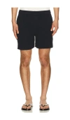Frame Open Weave Shorts In Black
