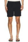 Frame Open Weave Shorts In Black