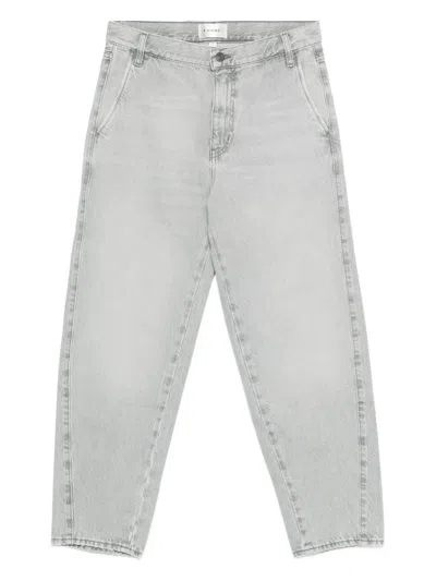 Frame Organic-cotton Jeans In Gray