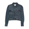 Frame Long-sleeved Denim Jacket In Blue