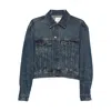 Frame Long-sleeved Denim Jacket In Multi