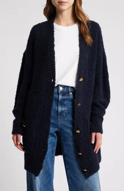 FRAME FRAME OVERSIZE BOUCLÉ CARDIGAN