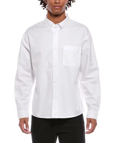 Frame Oxford Shirt In White