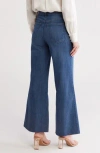 Frame Palazzo Crop Cutoff Jeans