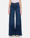Frame Le Slim Palazzo Jeans In Skywalk In Blue