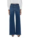 Frame Denim Patch Pocket Slim Palazzo Doris Wide Leg Jean In Femma