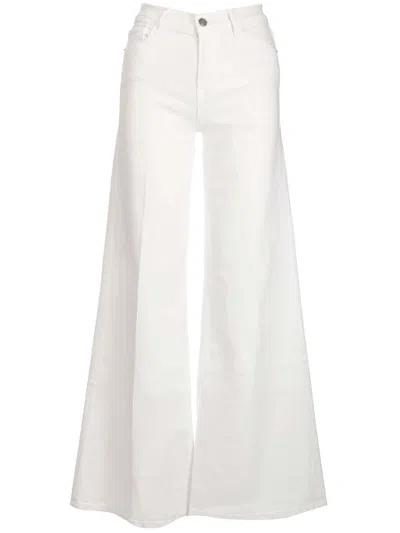 FRAME PALAZZO JEANS WHITE