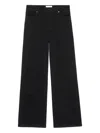 Frame Palazzo Shorts In Black