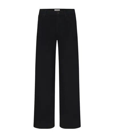 Frame Palazzo Shorts In Black