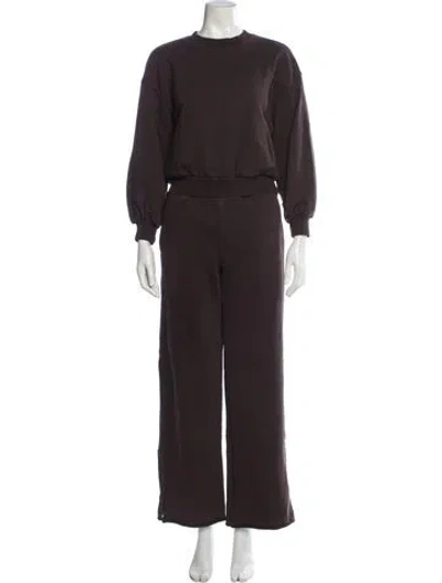 Pre-owned Frame Pant Set In Brown