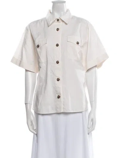 Pre-owned Frame Pant Set In Neutral