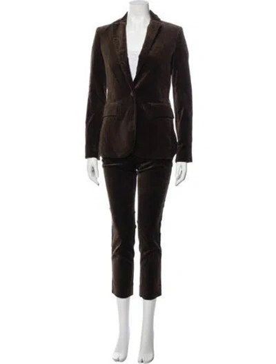 Pre-owned Frame Pantsuit In Brown