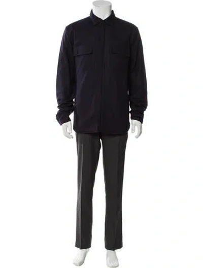 Pre-owned Frame Parka In Blue