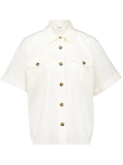 FRAME PATCH-POCKET COTTON SHIRT