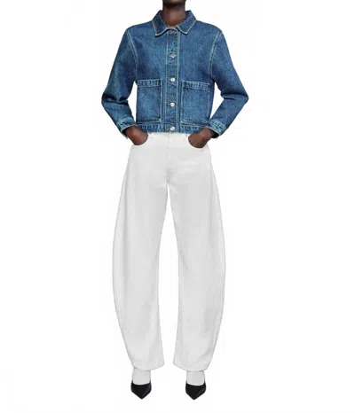 Frame Patch Pocket Jacket In Noble In Blue