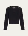 Frame Patch Pocket Sweater In Navy