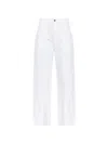 Frame Patch-pocket Jeans In White