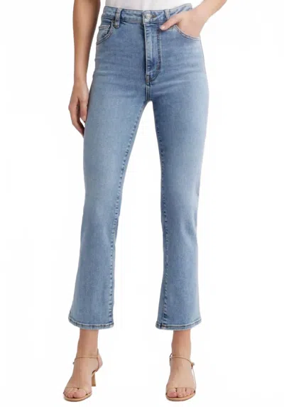 FRAME PENCIL CROP JEANS IN LARK