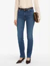 Frame Pencil Straight Leg Jean In Femma In Blue