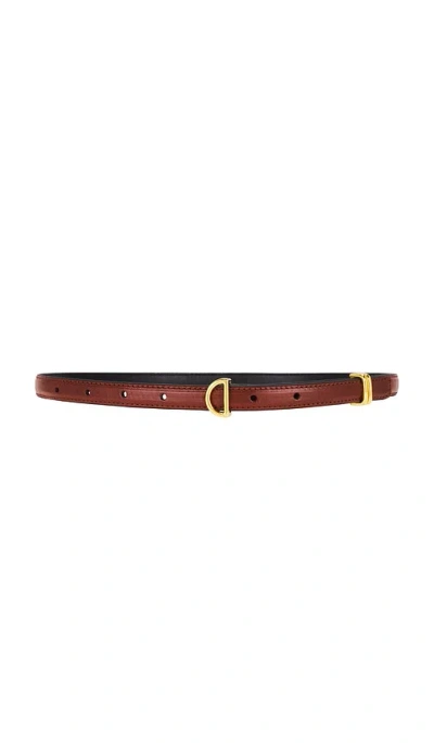 Frame Leather Belt In Tan