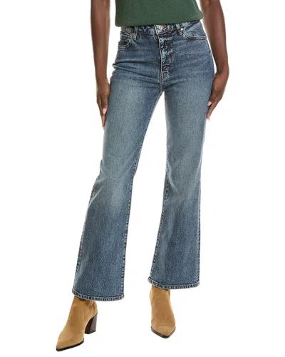 Frame Petite The Pixie Arrow Halo Bootcut Jean In Blue