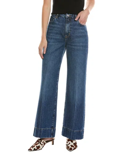 Frame Petite The Pixie Slice Flare Headliner Jean In Blue