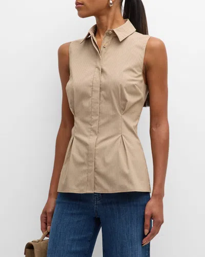 FRAME PINSTRIPE SLEEVELESS SHIRT