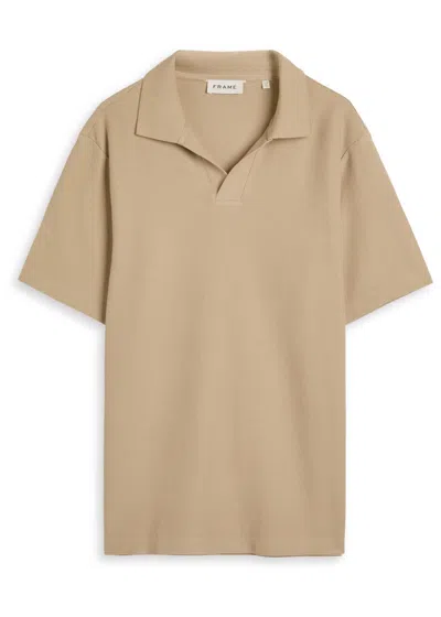 FRAME FRAME PIQUÉ COTTON POLO SHIRT