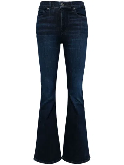 Frame The Icon Flared Jeans In Blue