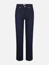 Frame Pixie Le Sleek Straight Jeans In Blue