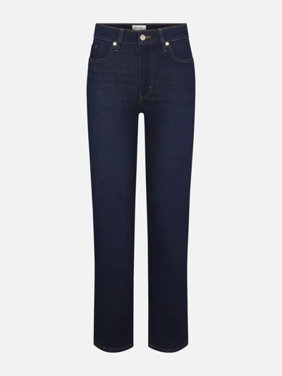 Frame Le Sleek Straight Jeans Stargirl In Blue