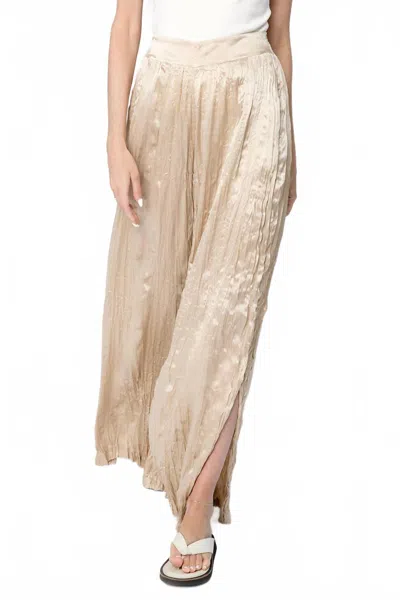 Frame Pj Slit Pant In Pebble In Neutral