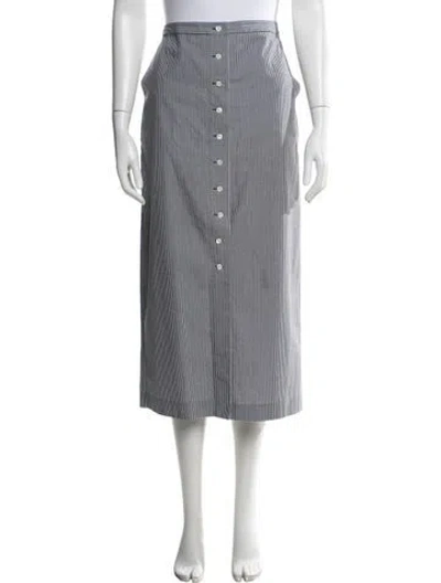 Pre-owned Frame Plaid Print Long Skirt In Multi