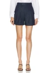 FRAME PLEATED WIDE CUFF SHORT