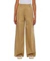 Frame Pleated Wide Leg Trousers