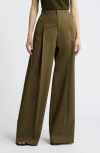 Frame Le Hardy High Waist Wide Leg Pants In Surplus