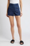 FRAME FRAME POCKET DENIM SHORTS