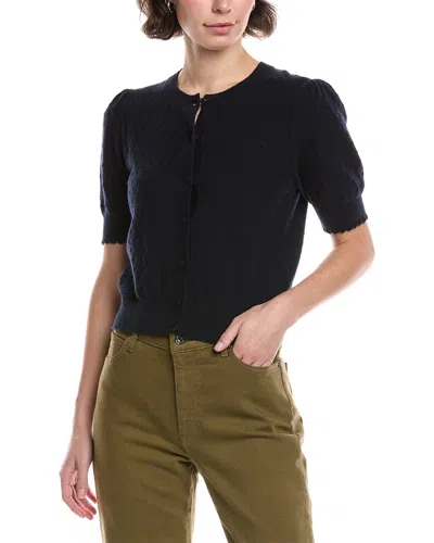 FRAME FRAME POINTELLE CASHMERE CARDIGAN