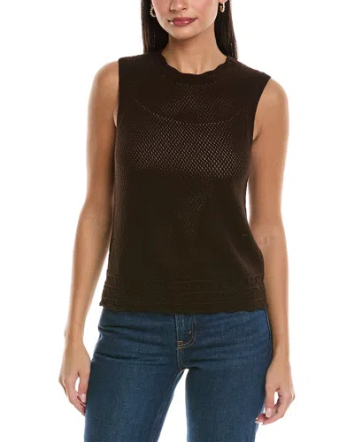 FRAME POINTELLE SWEATER