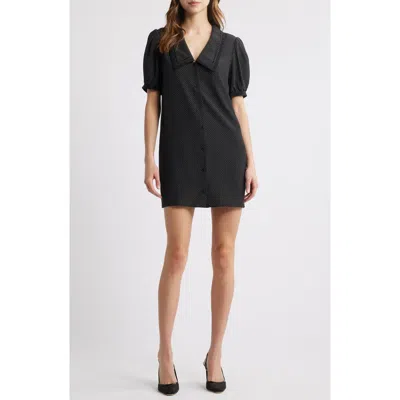 FRAME FRAME POLKA DOT SAILOR SILK MINIDRESS