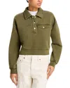 Frame Polo Sweatshirt In Surplus