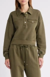 Frame Polo Sweatshirt In Surplus