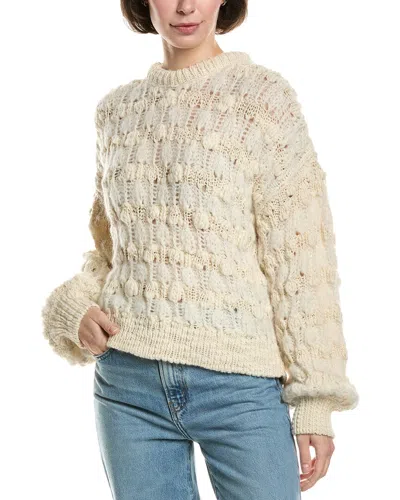 Frame Popcorn Stripe Alpaca-blend Sweater