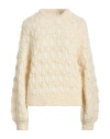 Frame Denim Popcorn Stripe Alpaca-blend Sweater In Neutral