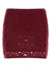 Frame Postcard Tank Sweater In Red