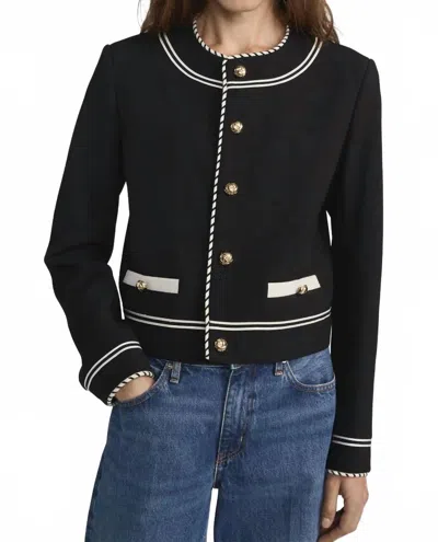 FRAME PRIM JACKET IN BLACK